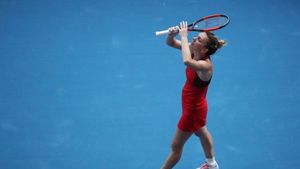 FOTO | Până semnează cu noul sponsor, Simona Halep a bătut-o pe Angelique Kerber în semifinalele Australian Open încălțată cu pantofii săi preferați