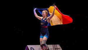 Medalie de aur fabuloasă pentru Andreea Ana la Campionatul European de lupte!