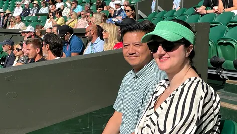 Poveste incredibilă: a venit tocmai din New York pentru Simona Halep! Apariția zilei la Wimbledon | FOTO EXCLUSIV