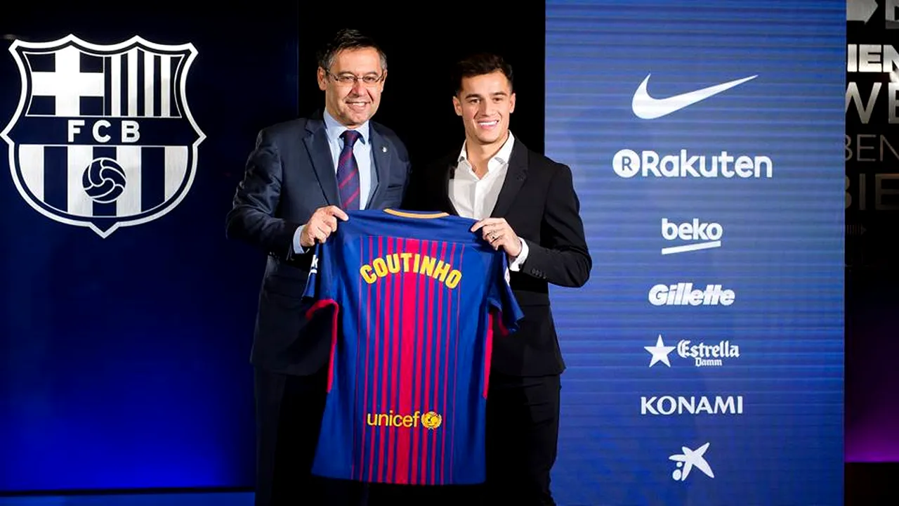 FOTO | Ce număr va purta Coutinho la Barcelona! Catalanii au făcut anunțul pe rețelele sociale. Semnul care indică transferul lui Griezmann pe Camp Nou