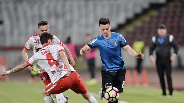 "Tres dedos" pentru istorie! Primul gol al Viitorului în cupele europene e o capodoperă. VIDEO | Execuția fabuloasă a lui Cristi Ganea