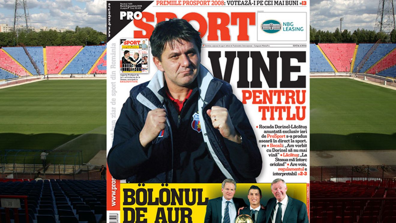 Află din ProSport-ul de astăzi culisele revenirii lui Lăcătuș!