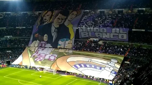 VIDEO ‘Todo al Blanco’!** Spectacol total pe Santiago Bernabeu! Coregrafia de excepție a fanilor lui Real Madrid