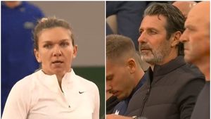 Patrick Mouratoglou a tras-o de urechi pe Simona Halep după meciul chinuitor cu Nastasja Schunk de la Roland Garros: „Hai mai întâi să facem asta!" VIDEO