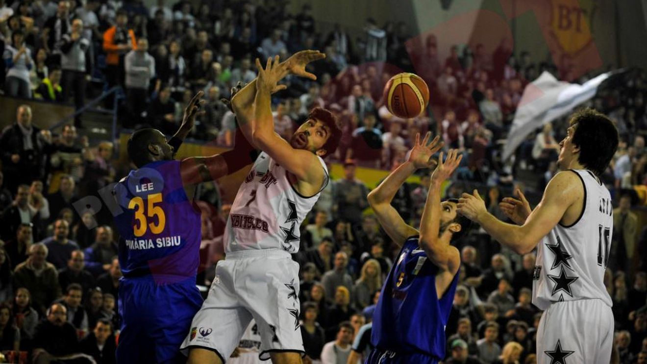 U BT Cluj-Gussing Knights, scor 68-81, în FIBA Eurochallenge la baschet masculin