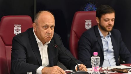 Planul pe care Dan Șucu și Victor Angelescu îl au la Rapid după ce clubul a primit interdicție la transferuri pentru o sumă din perioada lui George Copos! Ce se va întâmpla cu achizițiile giuleștenilor dacă TAS nu suspendă decizia FIFA | EXCLUSIV