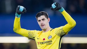 Ce a făcut Courtois în timp ce francezii petreceau cucerirea Cupei Mondiale! Nu știa nici că a fost ales cel mai bun portar al turneului din Rusia