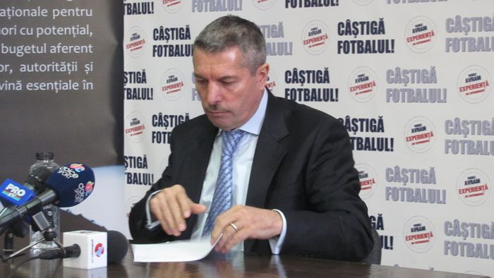 Vasile Avram cere ca urna de vot la alegerile pentru șefia FRF să fie transparentă