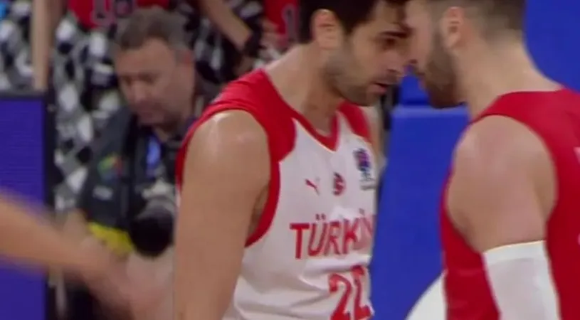 Bătaie pe teren și la vestiare! Scandal la Eurobasket 2022: turcii amenință cu retragerea din competiție | VIDEO