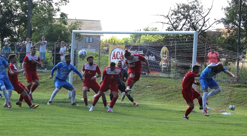 CSM Deva a câștigat la Vinga în turul barajului pentru Liga 3, printre polemici legate de arbitraj și accidentarea gravă a portarului arădenilor