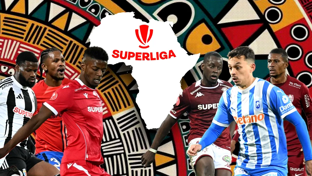 Play-off african în Superliga: derby-ul senzațional care pune în față doar jucători din Nigeria, Camerun, Ghana sau Senegal în lupta pentru titlu din România! FCSB și Rapid, lideri la acest capitol. SPECIAL