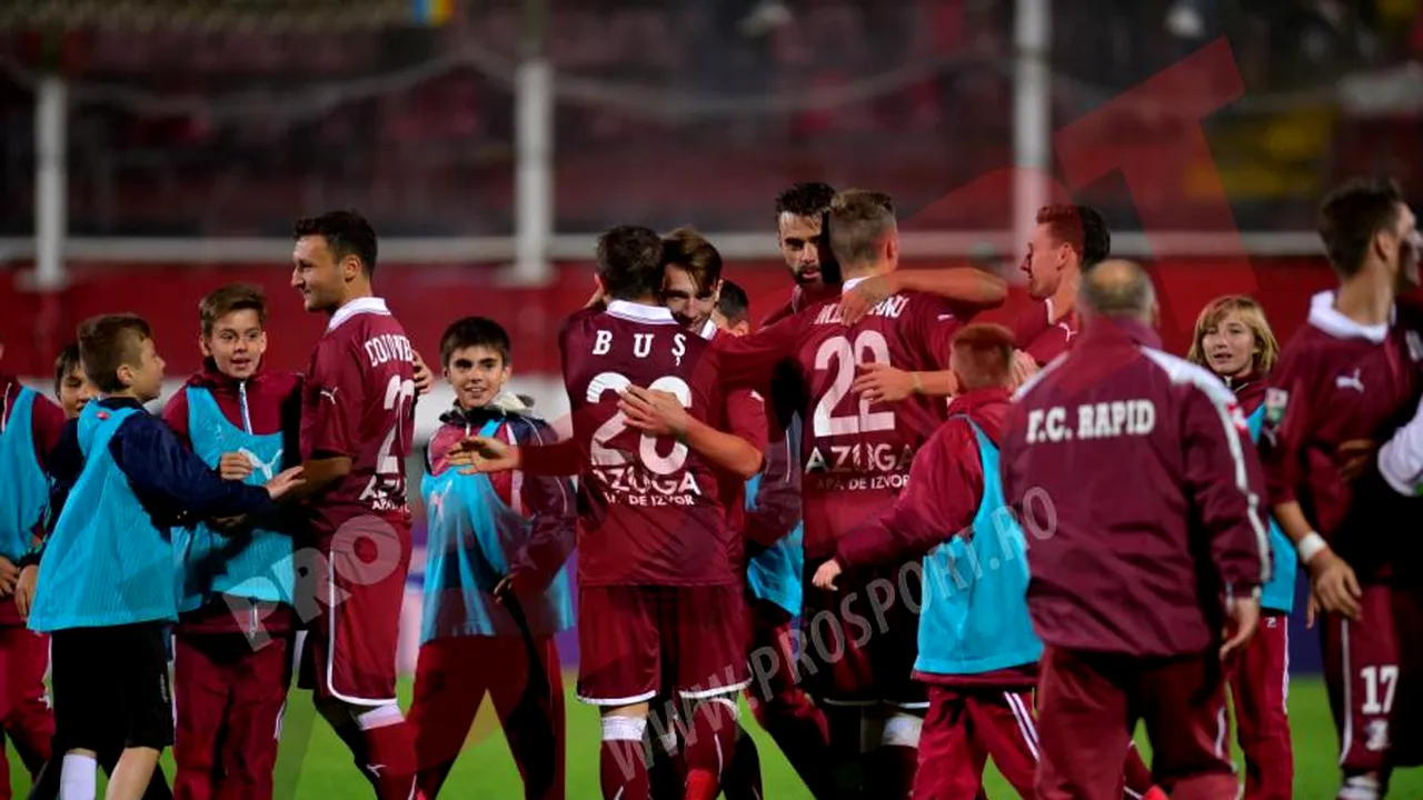 FOTO | Rapid se califică în optimi după loviturile de departajare.  Drăghia a fost eroul giuleștenilor. Rapid - FC Botoșani 0-0 (5-4)