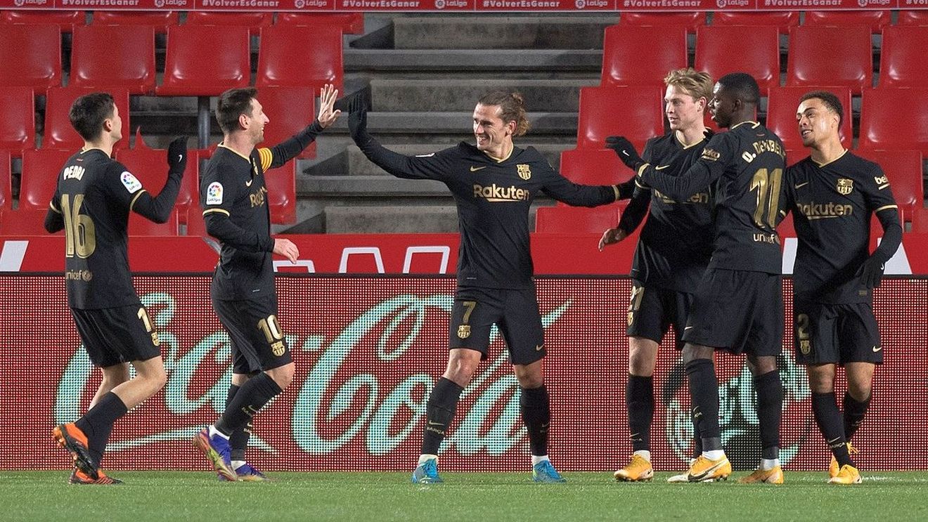 Lionel Messi și Antoine Griezmann, imperiali în Granada - Barcelona! Catalanii și-au distrus adversara și au urcat pe locul 3