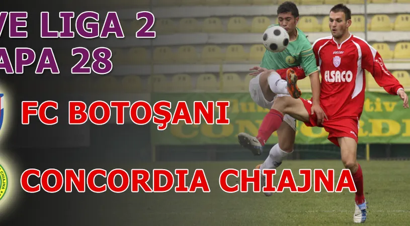 Golul lui Bălțoi duce Chiajna pe locul doi!** FC Botoșani - Concordia 0-1