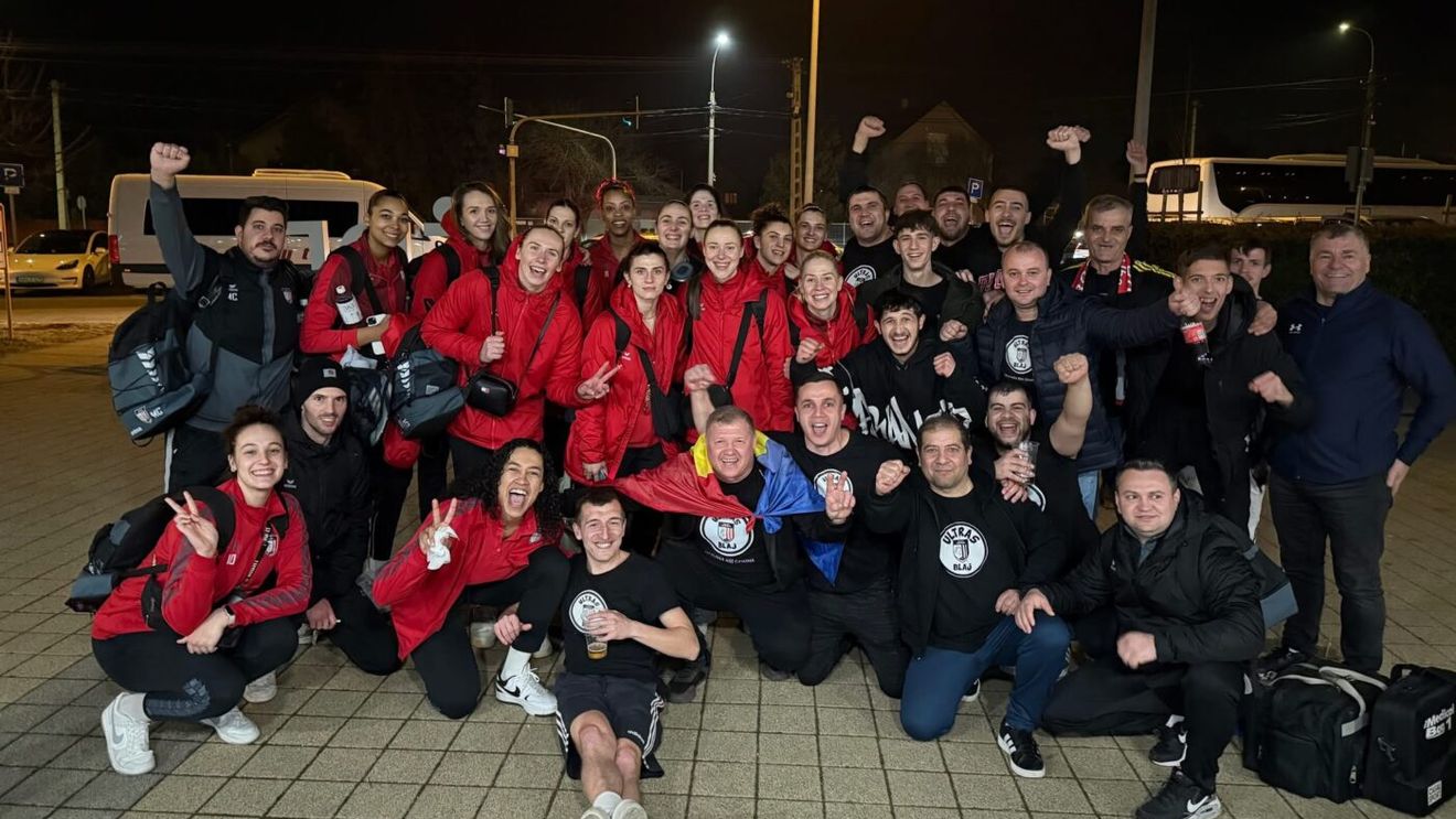 Aproape de finală! Alba Blaj a câștigat la Budapesta, 3-2 cu Vasas. Returul, acasă, marțea viitoare