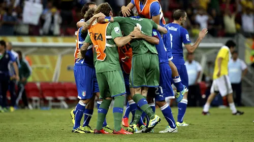 VIDEO „Squadra” a obținut dramatic biletele pentru semifinalele Cupei Confederațiilor: Italia – Japonia 4-3