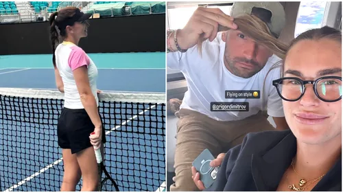 Aroganța făcută de Aryna Sabalenka înaintea întâlnirii cu Simona Halep de la Miami! A doua jucătoare din WTA, alături de Grigor Dimitrov la bordul unui avion privat de lux. FOTO