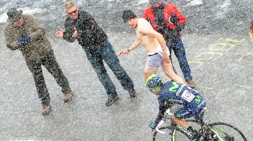 Bătaie în zăpadă! Favoriții au făcut meci egal, iar Visconti a câștigat o etapă epică în Giro