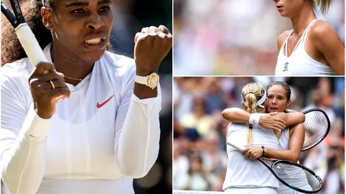 3 idei la capătul zilei a 8-a de Wimbledon 2018: 'vintage Kerber' e 'new Kerber', surprizele sunt și ele frumoase, Serena rămâne Serena