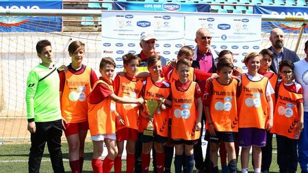 Micii fotbaliști din Galați au debutat la Cupa Hagi Danone. Ce spune "Regele" despre competiția care-i poartă numele. Orașul fostei campioane a României visează la o nouă mare echipă