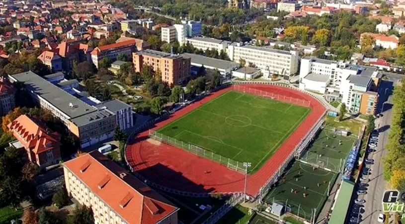 Cu tot mai multe probleme pe stadioanele timișorene. Încă nu se știe când va începe modernizarea la Știința. Ce spune Universitatea Politehnică