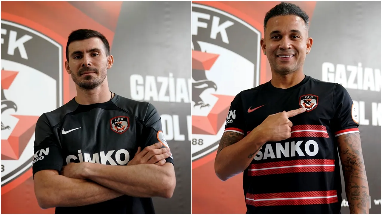 Junior Morais și Florin Niță au semnat cu Gaziantep FK! Mesaj emoționant al fostului rapidist pentru suporterii din Giulești
