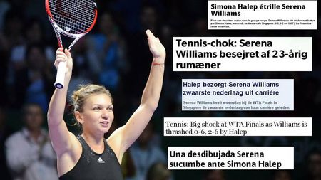 Românca Simona Halep, lăudată din toate colțurile lumii. Daily Mail: "Simona o distruge pe Serena". Reacții din SUA, Singapore și Italia