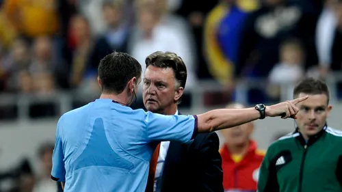 Și olandezii s-au luat de arbitraj!** Van Gaal a găsit și el ceva să-i reproșeze centralului scoțian Craig Thomson