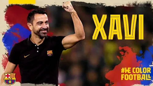 Barcelona a anunțat spectaculos revenirea lui Xavi pe Camp Nou! Prezentare de zile mari: „O legendă pe gazon, cu suflet de antrenor!”