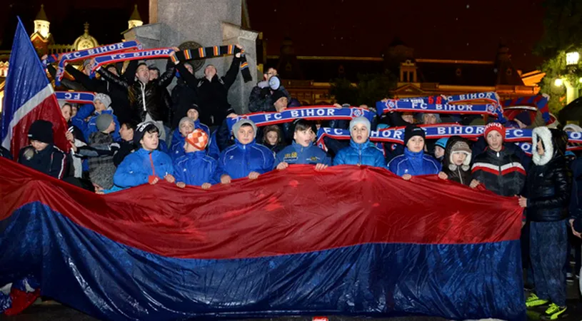 Suporterii orădeni organizează sâmbătă un marș de solidaritate cu clubul FC Bihor:** 