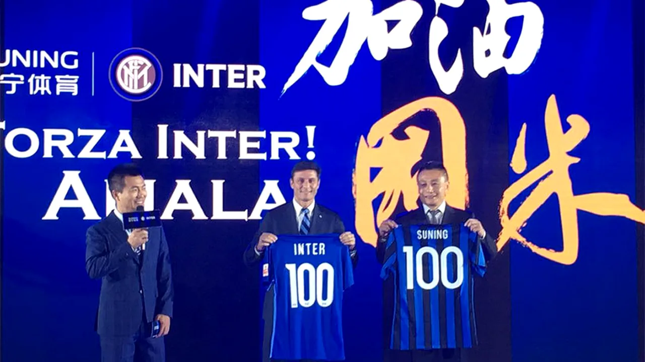 Suning Holdings Group este noul acționar majoritar al clubului Internazionale Milano