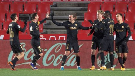 Lionel Messi și Antoine Griezmann, imperiali în Granada - Barcelona! Catalanii și-au distrus adversara și au urcat pe locul 3