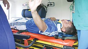 Andrei Prepeliță era să-și rupă gâtul