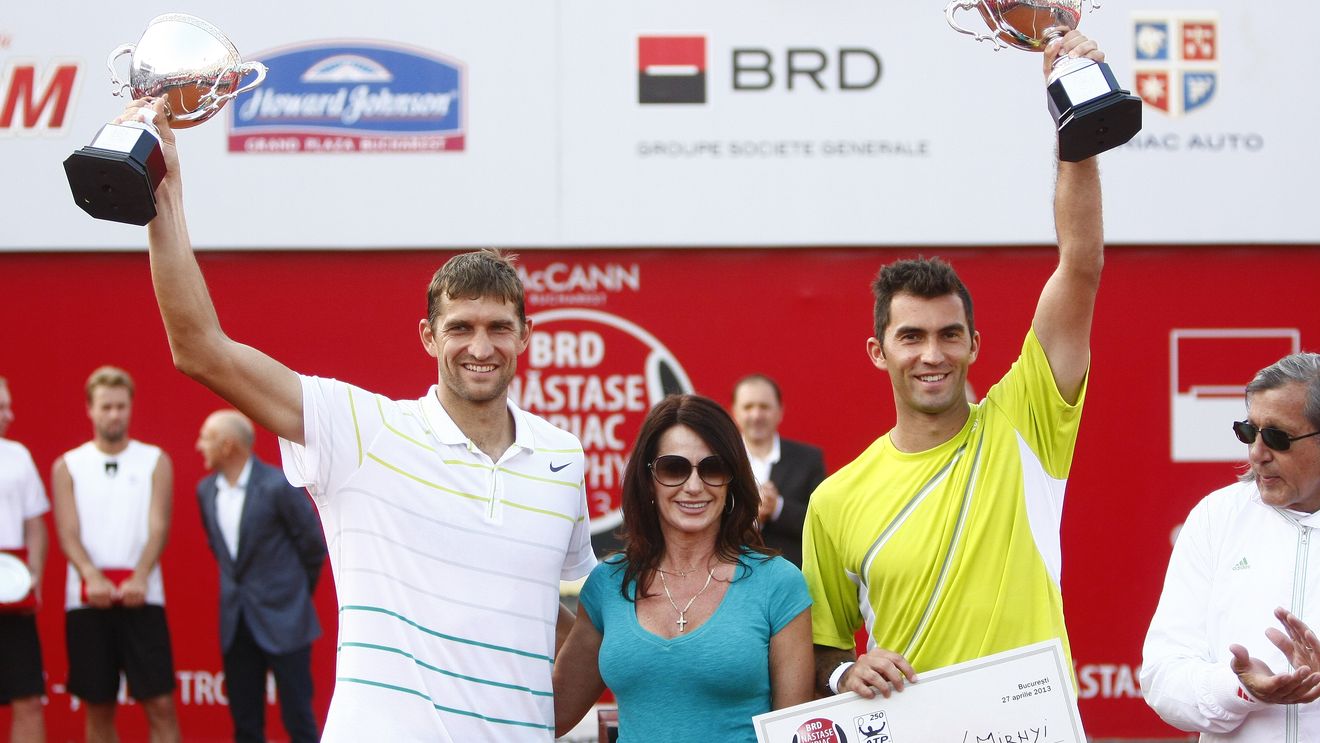 FOTO: Colecționarul cu 14 trofee. Tecău: "Max, Bucureștiul e Grand Slam-ul meu". Mîrnîi: "Horia a jucat cel mai bun tenis"