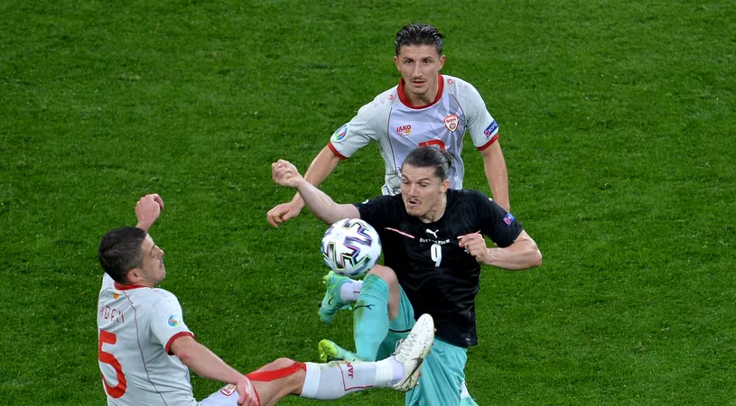 Austria - Macedonia de Nord 3-1. Spectacol pe Arena Națională, în primul meci jucat la București la Euro 2020