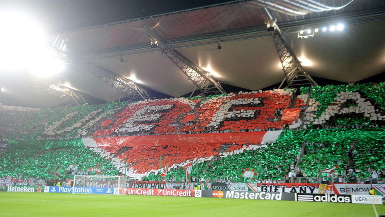 Legia Varșovia va juca două meciuri fără spectatori