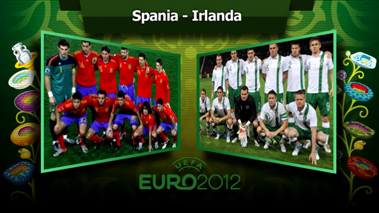 Tiki-taka a reînviat! Spania - Irlanda 4-0!** Ibericii înving spectaculos, după un debut greoi cu Italia! Torres a reușit 