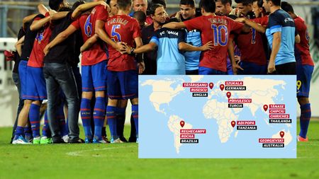 Steaua lui Reghe s-a "destrămat" de Revelion :)** Rusescu și 'Tătă' sunt în Anglia, Tănase și Chipciu, în Thailanda! Stelistul care a ales cea mai exotică locație: 