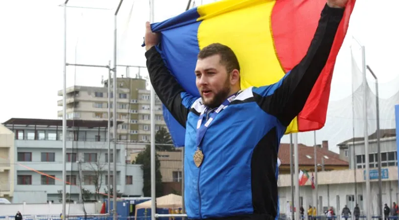 Andrei Gag - titlu național la greutate (20,52 metri) și barem îndeplinit pentru Campionatele Mondiale de atletism