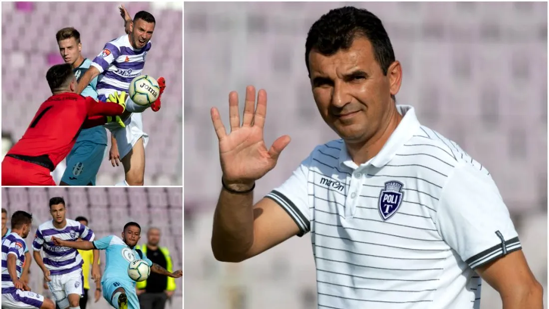 Cosmin Petruescu are viață grea la ASU Poli după debutul slab de sezon:** 