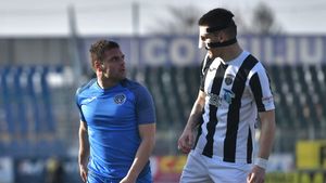 Adi Popa, încântat după golul „a la Van Basten” din meciul cu Astra Giurgiu. „Am lovit-o bine”. Ce spune despre lupta pentru play-off | VIDEO