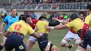 Naționala de rugby a României, înfrângere cu Georgia în semifinalele Campionatului European. Cu cine se vor duela „tricolorii” în finala mică