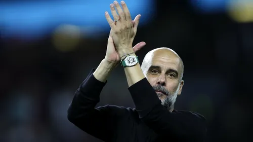 Pep Guardiola, apariție extravagantă la meciul Burnley – Manchester City: a purtat un ceas ce nu poate fi cumpărat și nu are preț