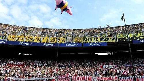 AROGANȚĂ‚ MAXIMĂ‚ a fanilor lui River către cei de la Boca Juniors!** Vezi ce coregrafie au avut 