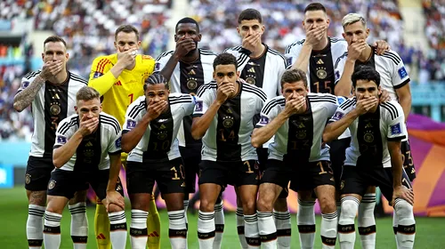 FIFA a dat verdictul după ce fotbaliștii Germaniei au făcut un gest fără precedent înaintea meciului cu Japonia