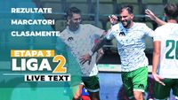 Etapa 3 Liga 2 | Primele nouă meciuri ale rundei se dispută de la ora 11:00. Liderul joacă la Vâlcea. Timișoara, Oradea, Reșița, Bistrița sau Suceava, printre gazde