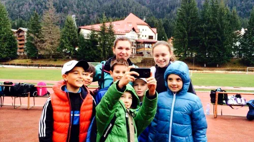 Simona Halep se antrenează cu copiii la Poiana Brașov: „Le-a acordat o atenție deosebită”