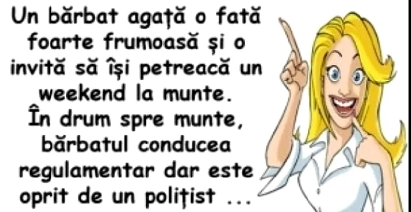 Bancul zilei: polițiștii și amenda