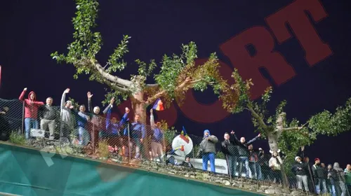 FOTO: Peste 500 de români la România – Andorra! „Tricolorii” au ocupat dealul de lângă stadion