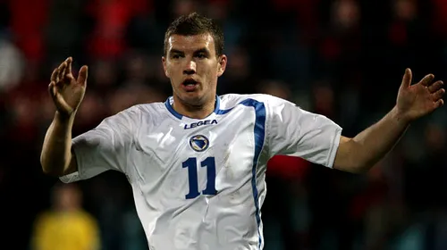 Dzeko valorează o avere!** Vezi cât cer germanii de la Wolfsburg pentru atacantul bosniac!